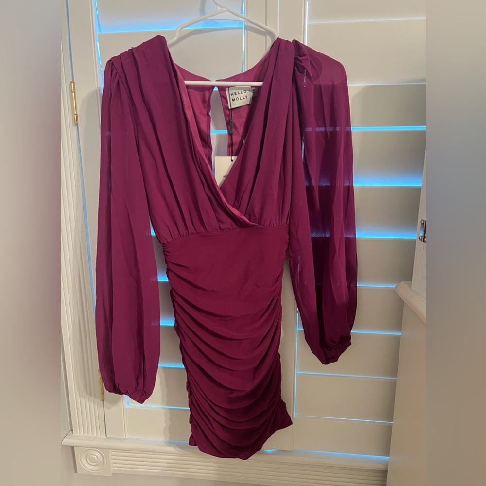 Purple Hello Molly Dress